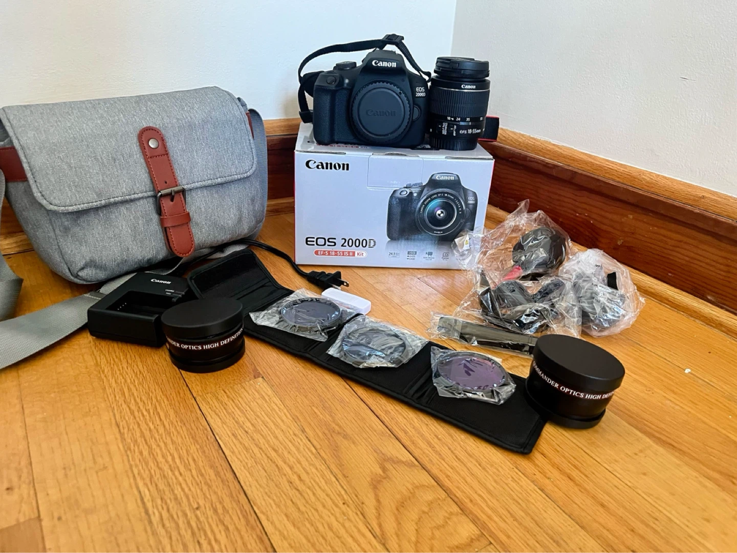 Canon EOS 2000D DSLR Camera with 18-55mm Lens Kit