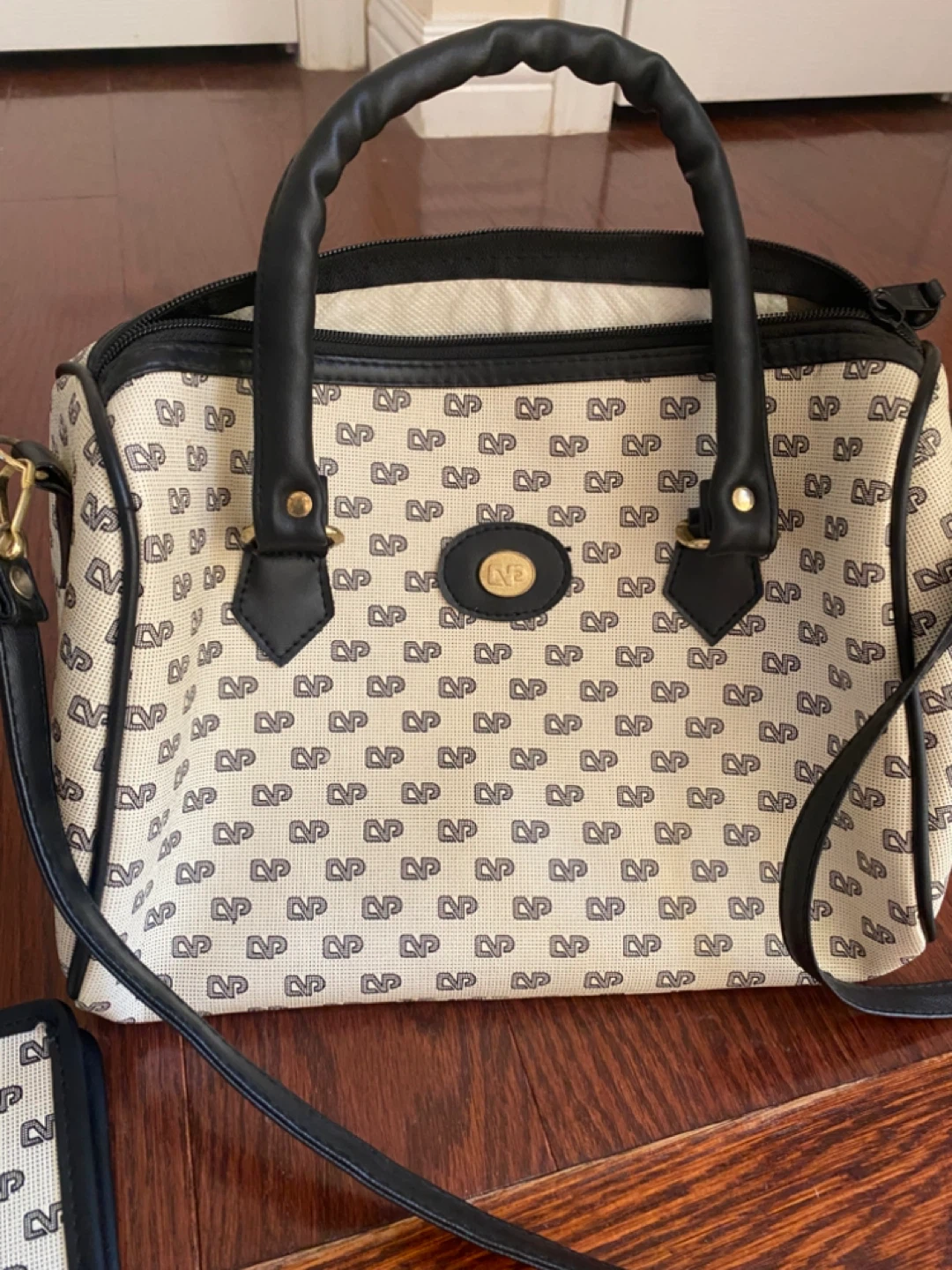 Vintage "DVP" Monogrammed Handbag and Wallet Set - photo 3