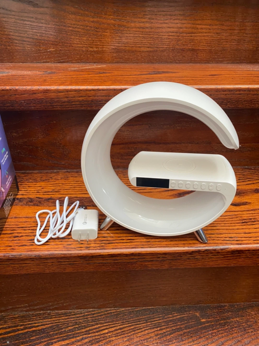 G-Shaped Sunrise Simulation Wake Up Light with Wireless Charger - photo 2