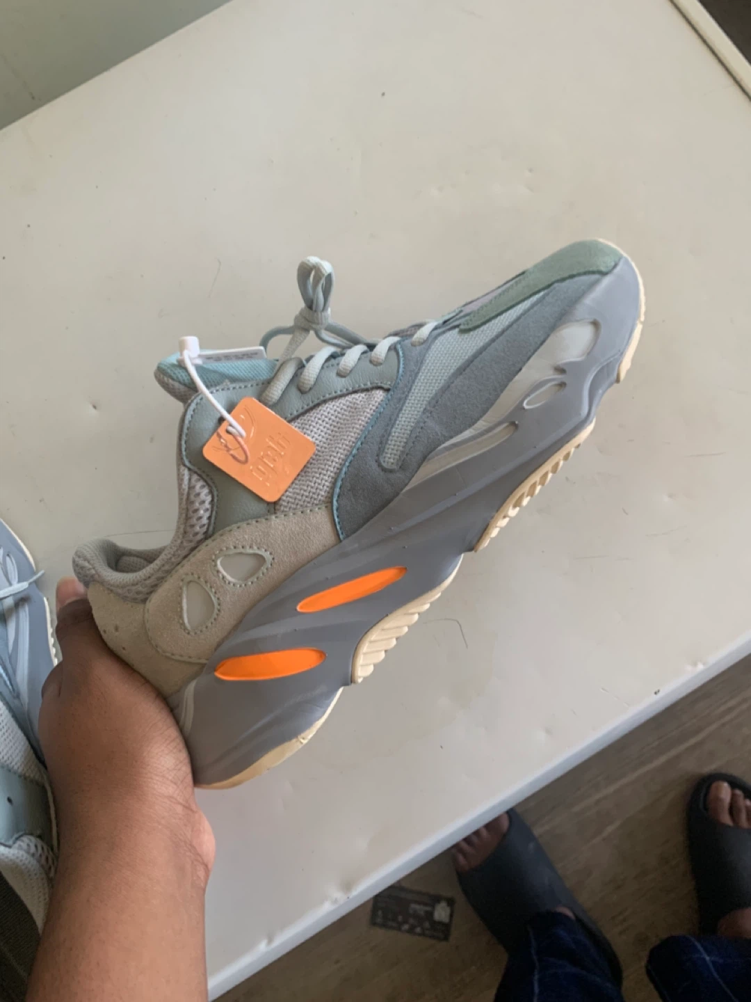 Adidas Yeezy Boost 700 "Wash Orange" Sneakers