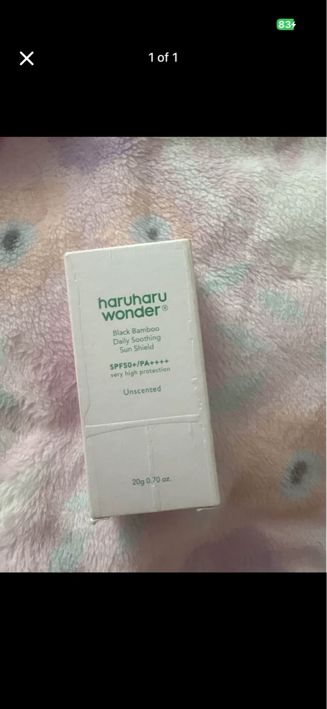 Haruharu Wonder Black Bamboo Daily Soothing Sun Shield SPF50+