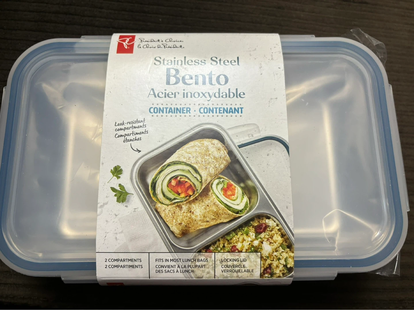 President's Choice Stainless Steel Bento Container