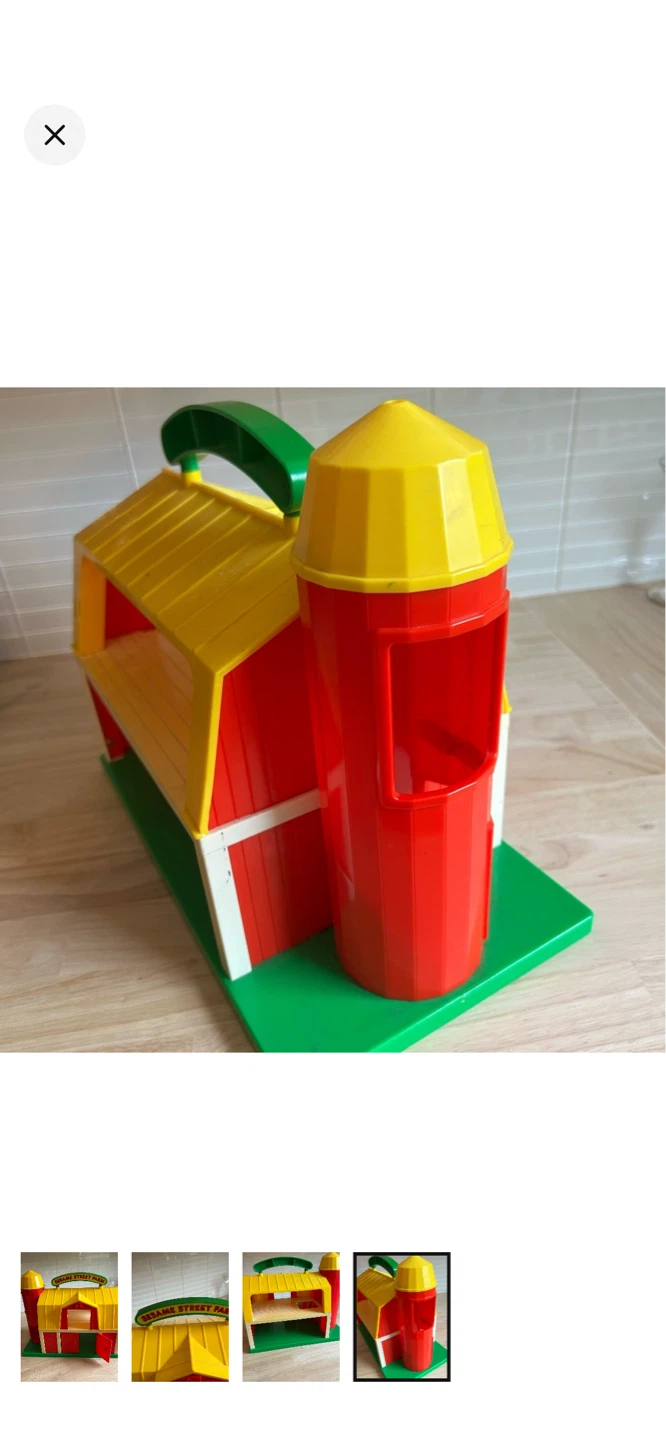 Vintage Sesame Street Farm Playset Toy - photo 4