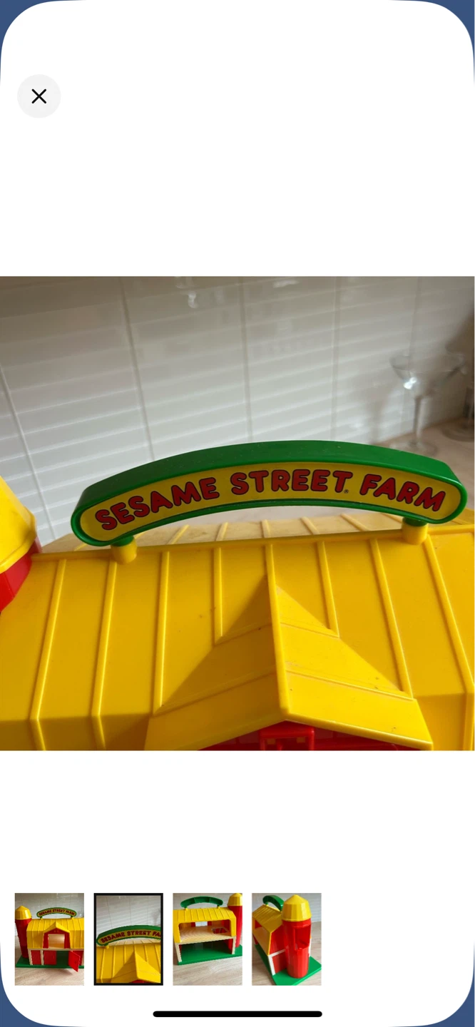 Vintage Sesame Street Farm Playset Toy - photo 2