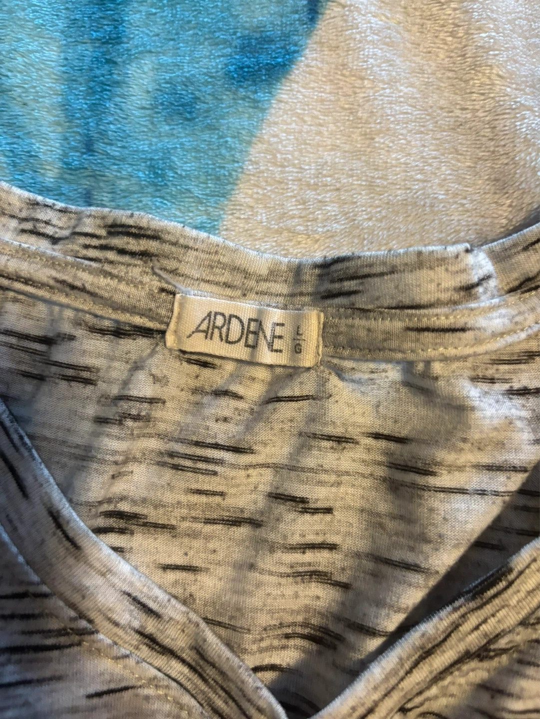 Ardene Grey Marled Pocket T-Shirt - Size L - photo 2