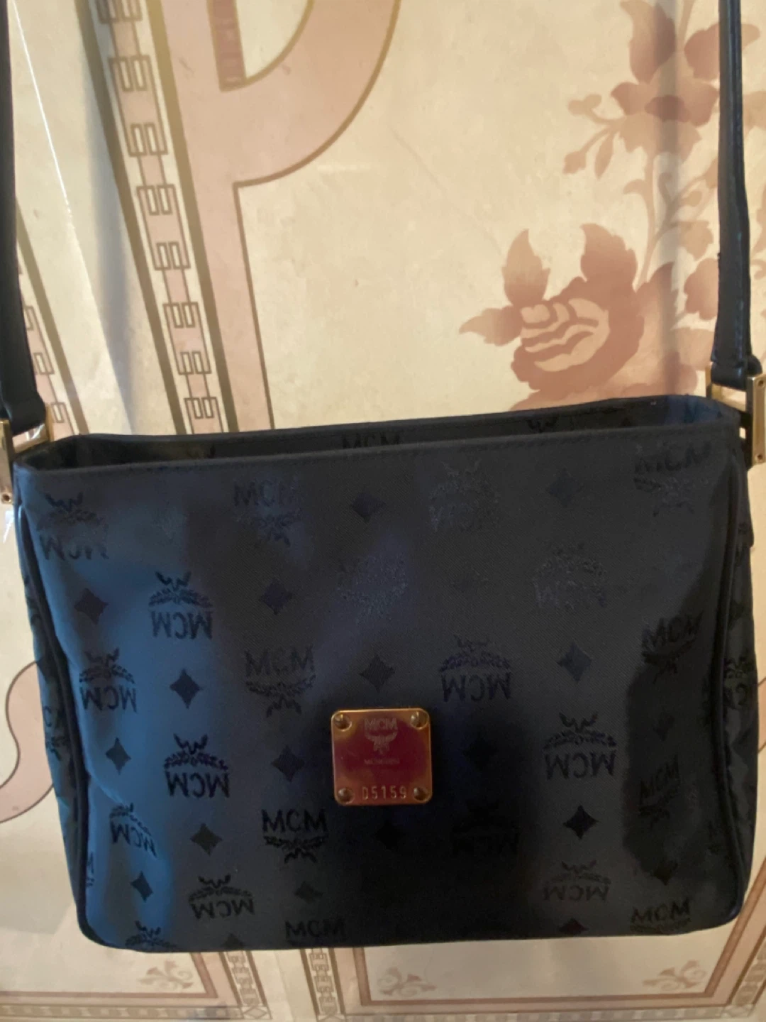 MCM Black Monogram Shoulder Bag - photo 2