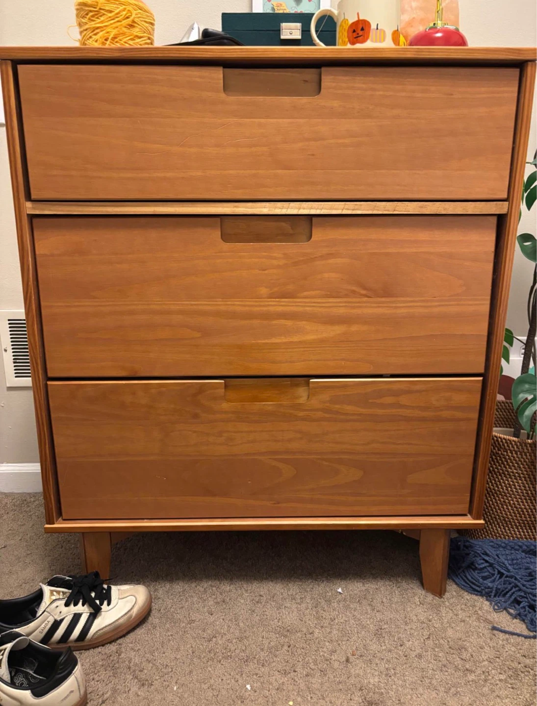 Bedroom set MCM dresser and nightstand