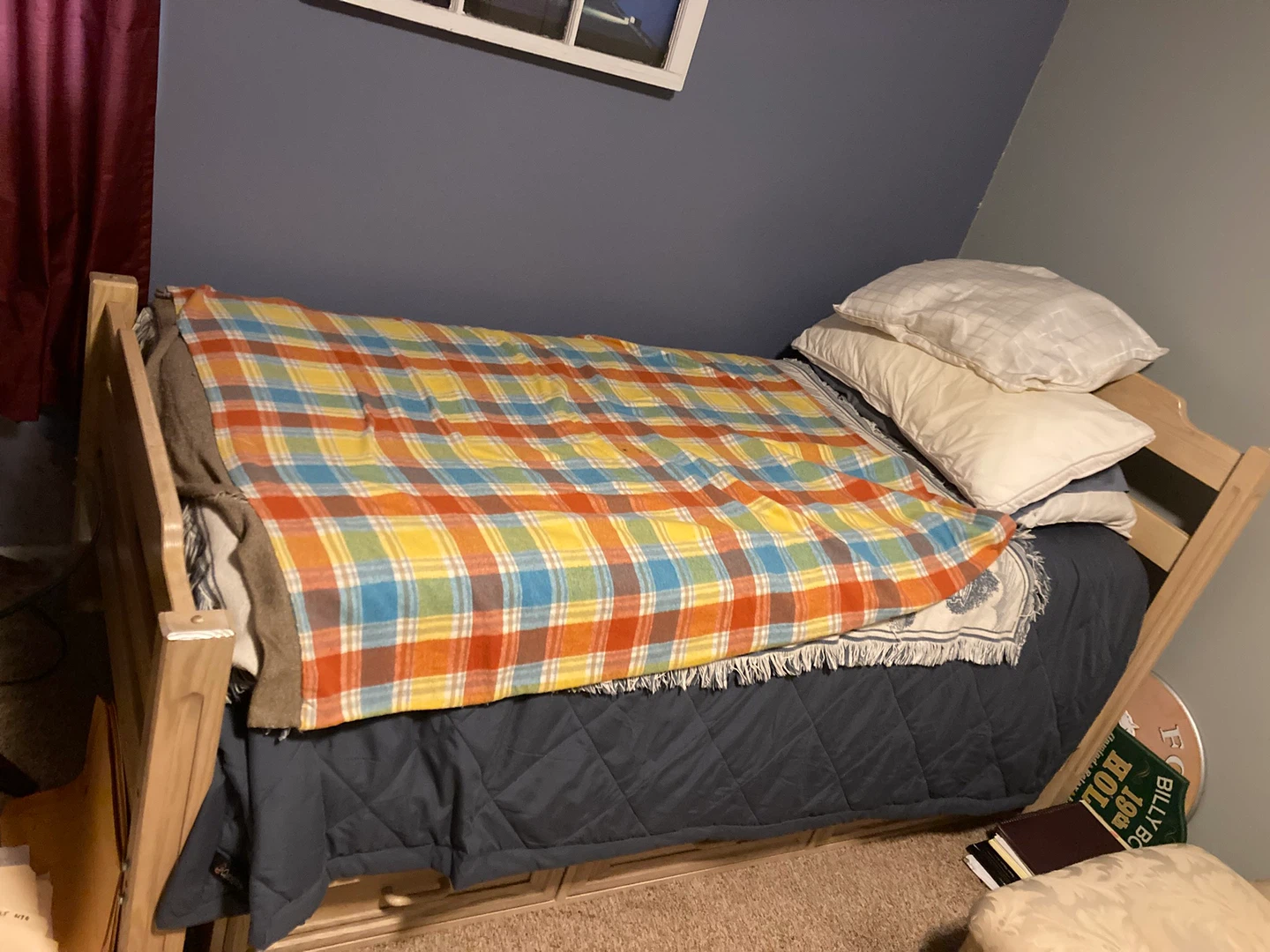 Twin Bed Frame with Drawers and Chaise Lounge Set - photo 4