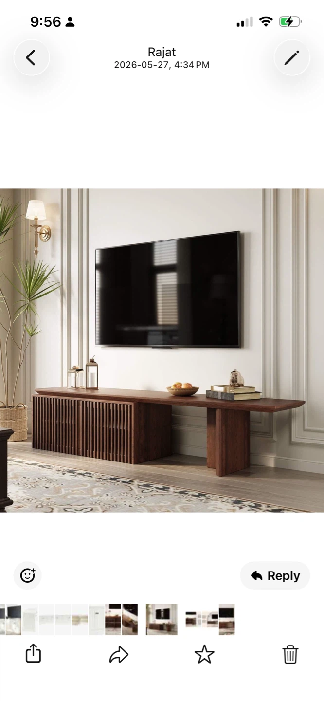 New Modern TV stand (extendable) with storage cabinet - photo 2