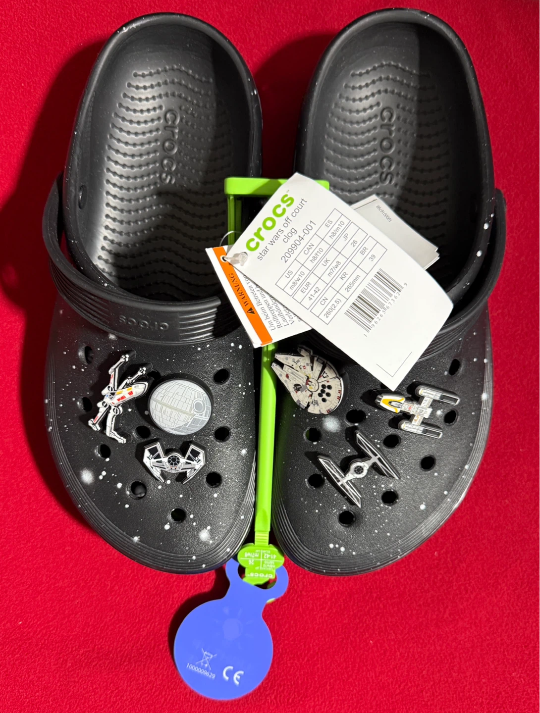 Crocs Star Wars Off Court Clog Black Size W10 M8 - photo 2