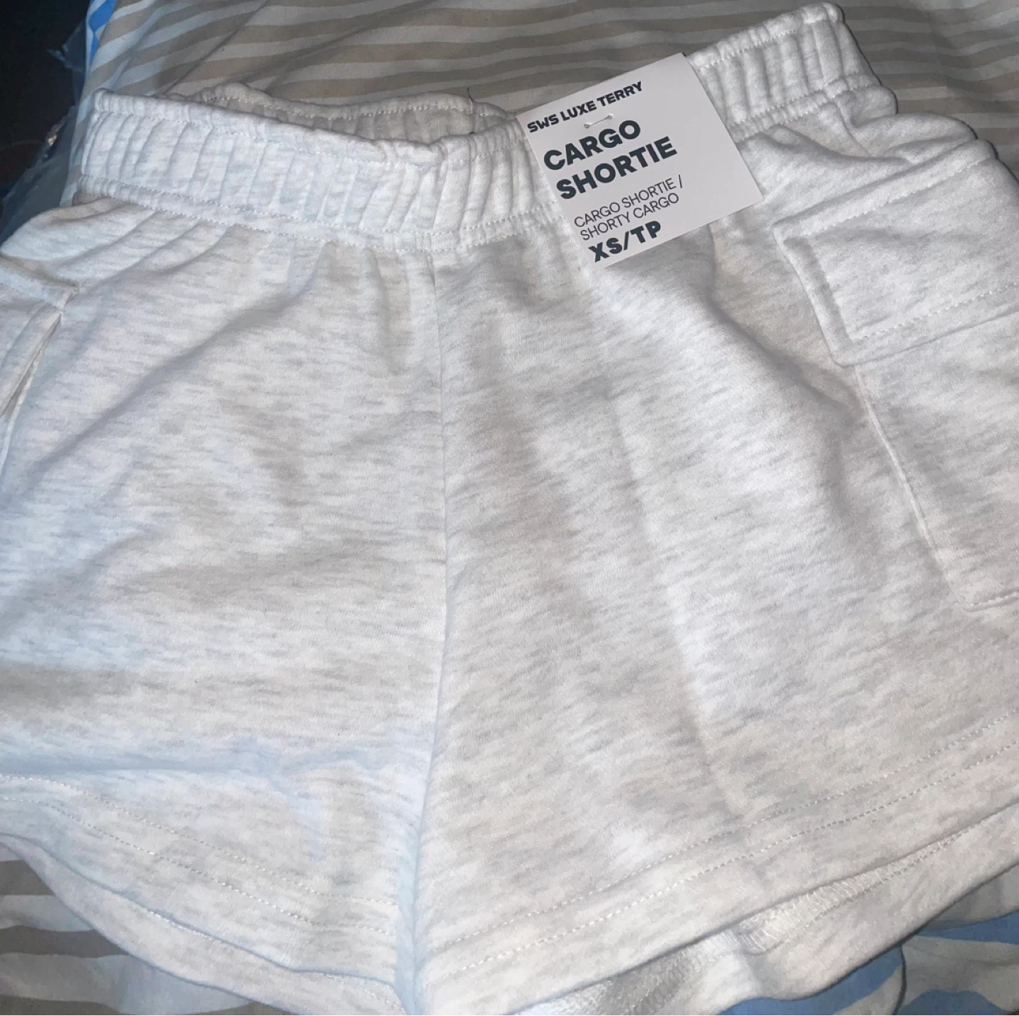 SWS LUXE TERRY Cargo Shortie Shorts XS/TP