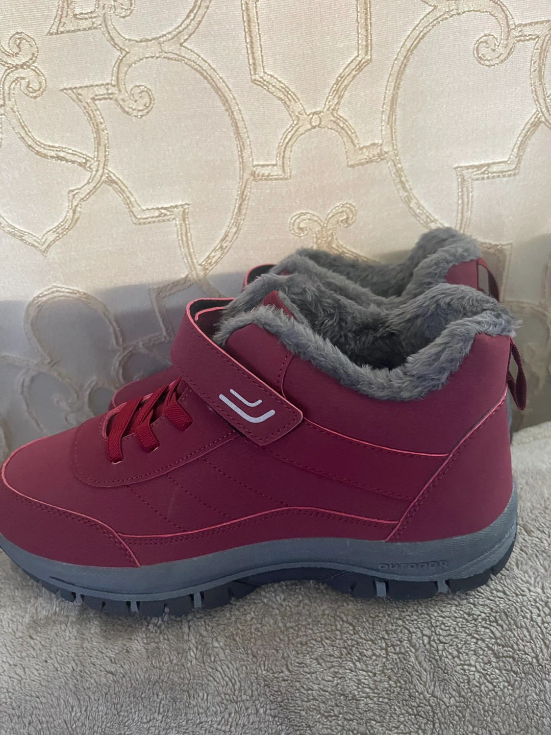 Women's Burgundy Winter Boots - photo 2