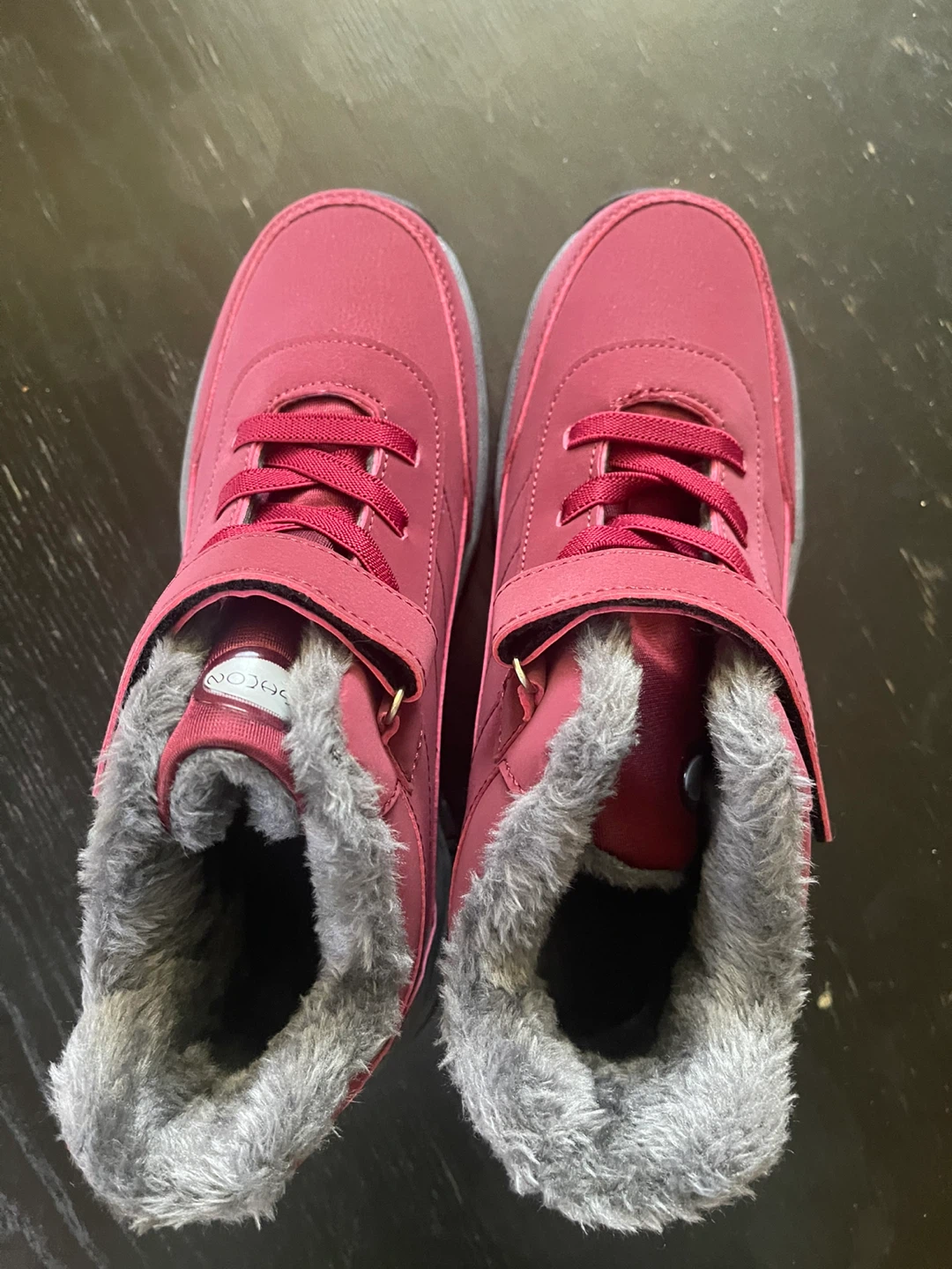 Women's Burgundy Winter Boots - photo 5