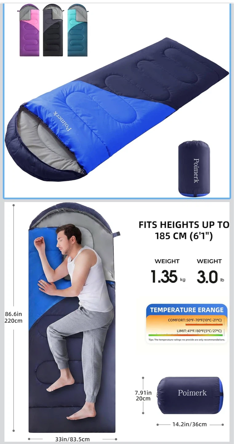 Sleeping Bags for Adults Cold Warm Weather
