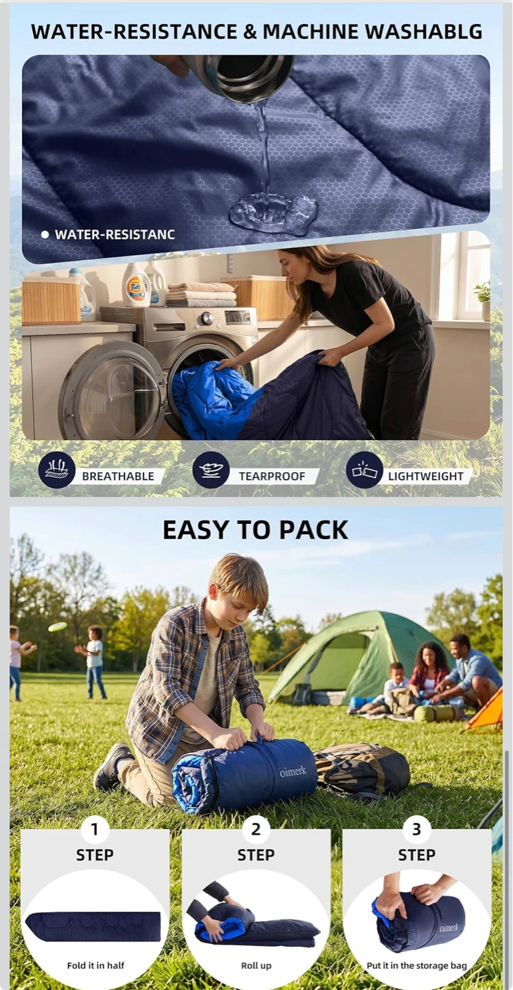 Sleeping Bags for Adults Cold Warm Weather - photo 4