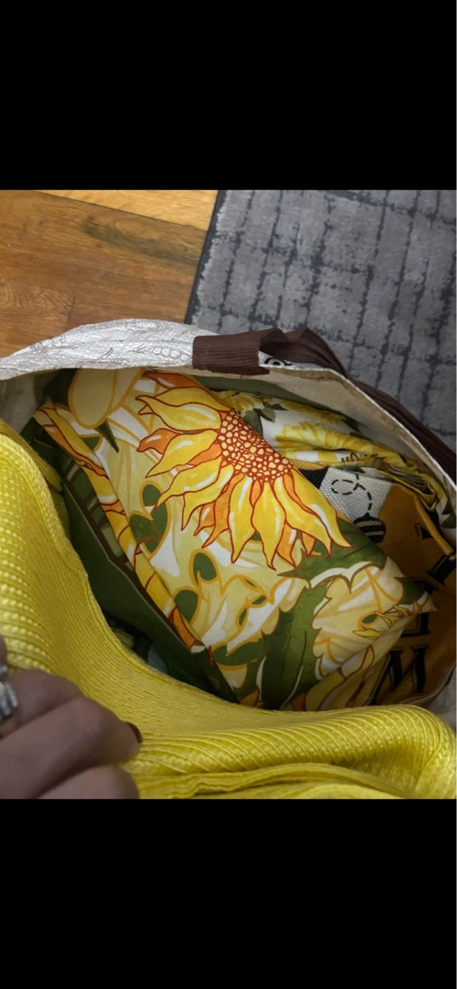 Kitchen and bathroom curtains  with Sunflower and "Sweet" Design - photo 3
