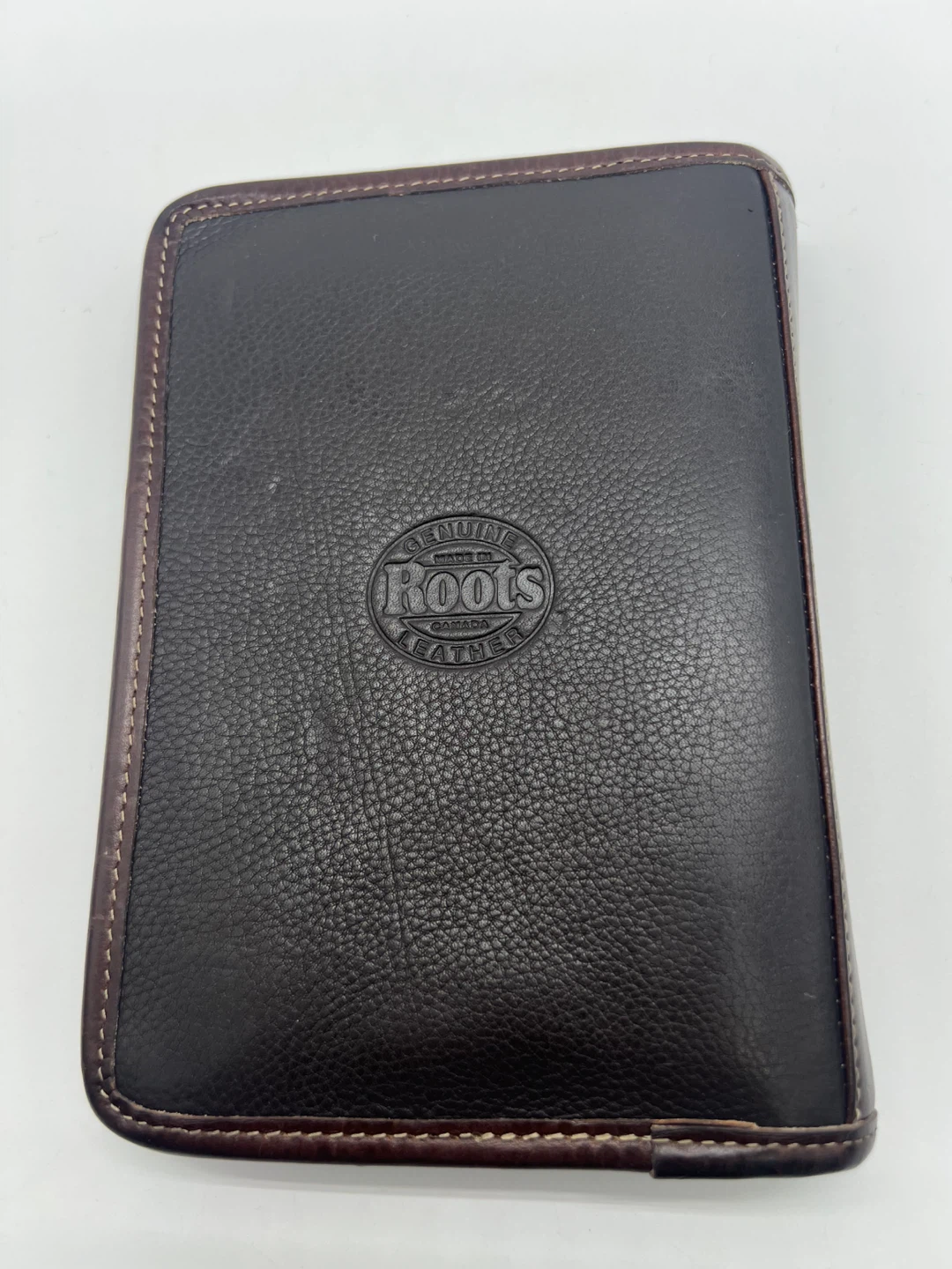 ROOTS VINTAGE 1990s Brown Leather Agenda Cover Day Planner - photo 3