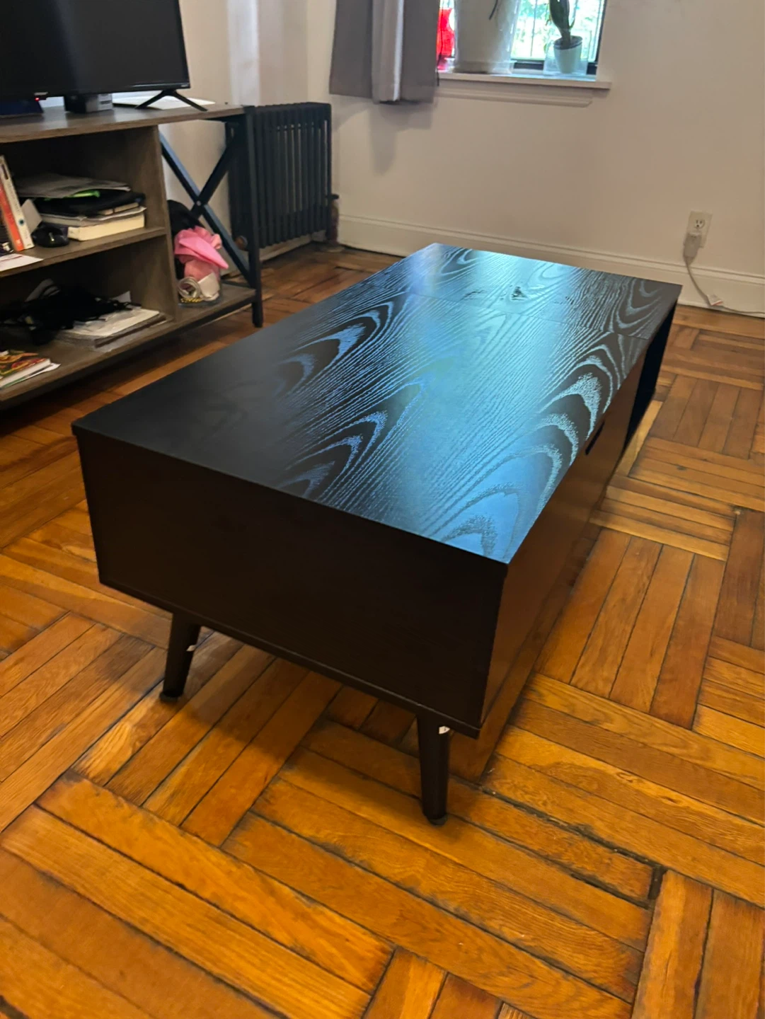 Black Lift Top Coffee Table with Storage