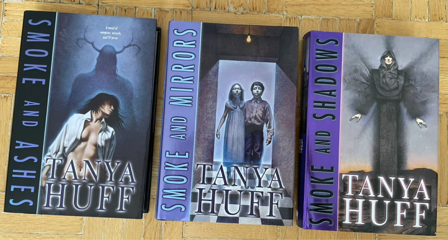 Tanya Huff Smoke Trilogy Fantasy Hardcover Book Set - photo 2
