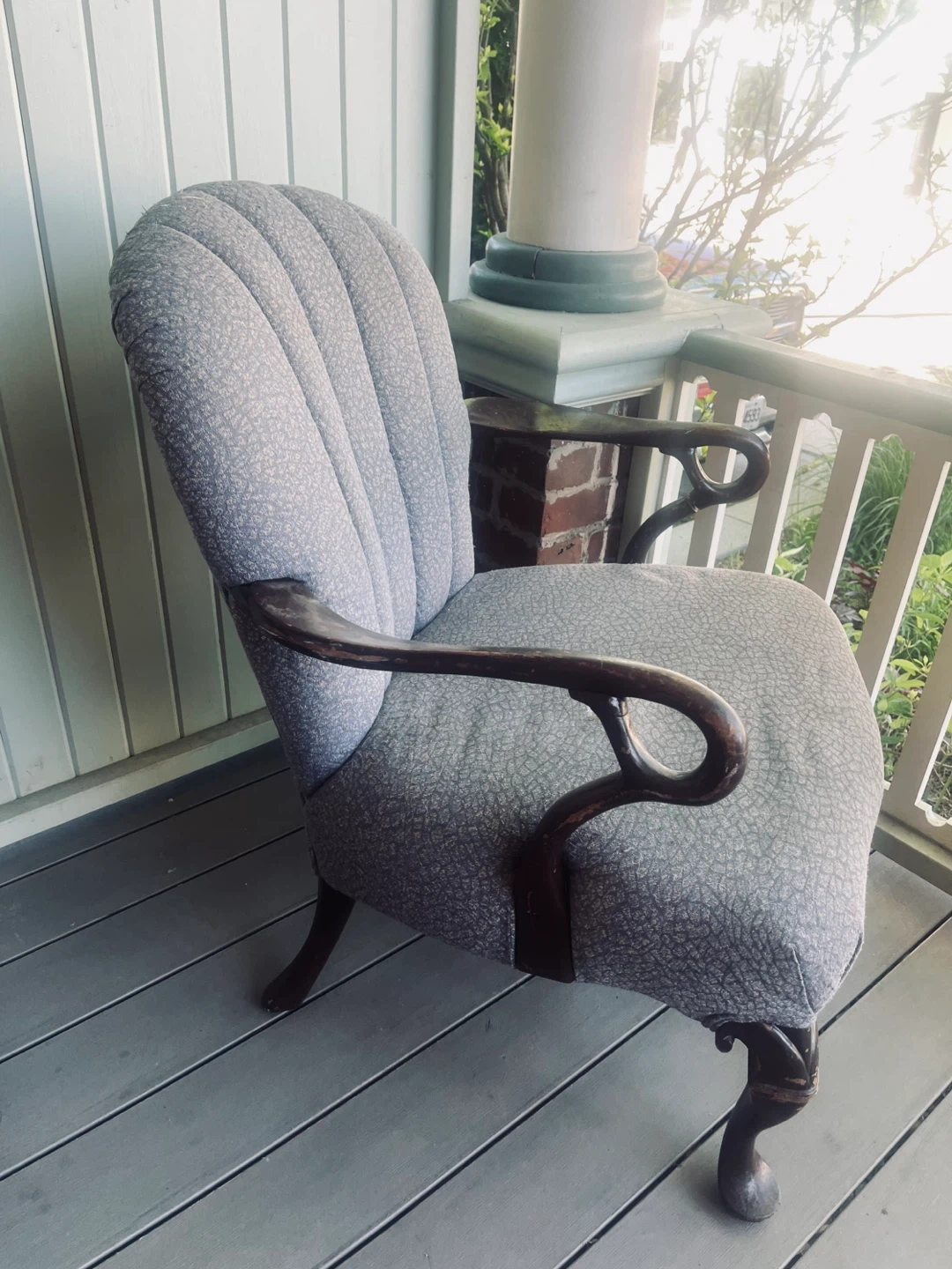 Vintage Upholstered Accent Chair