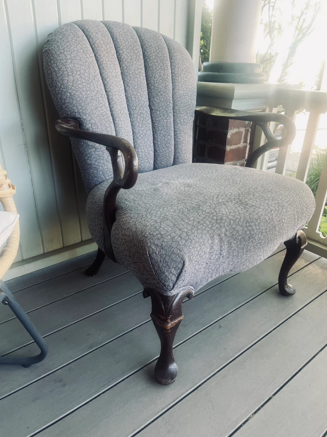 Vintage Upholstered Accent Chair - photo 2