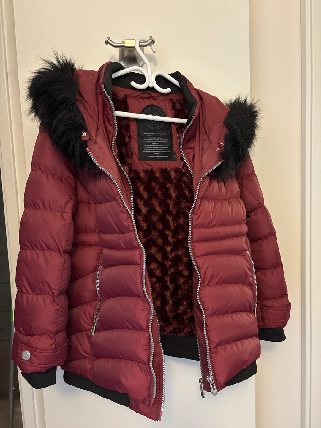 Rudsak Puffer Jacket with Fur Trim