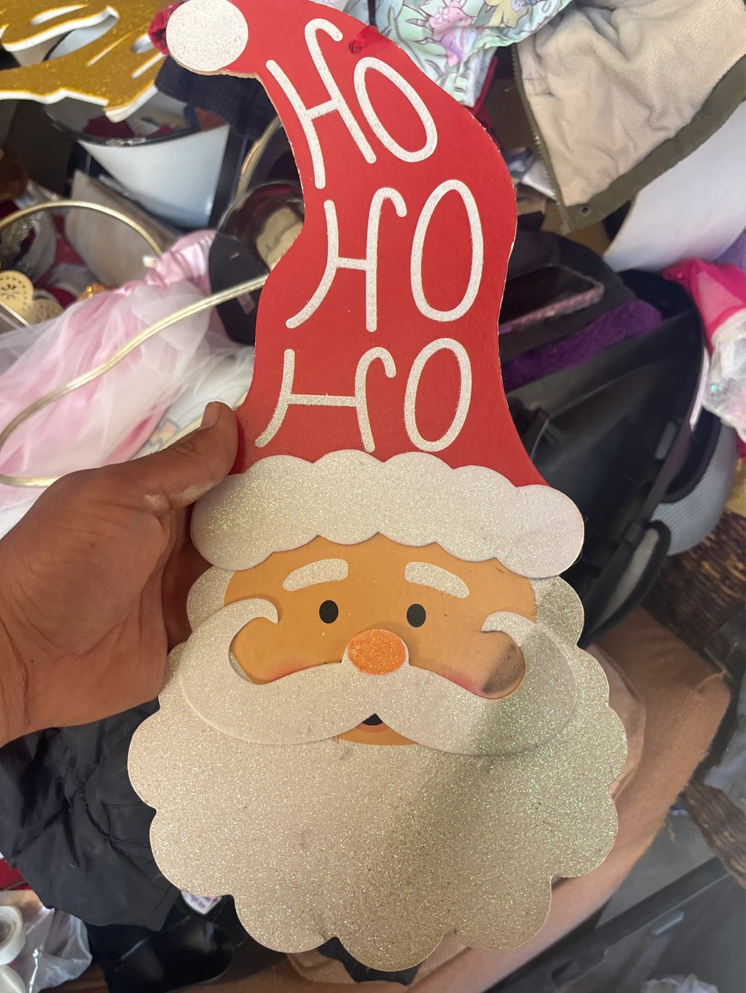 Christmas sign needs cleaning