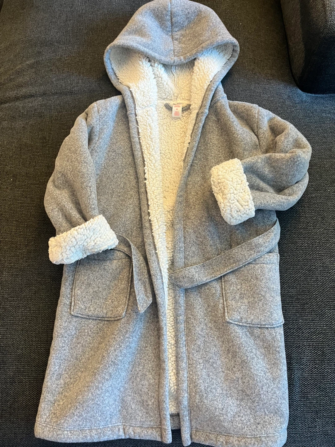 Joe Fresh Toddler Robe Size 5 Grey