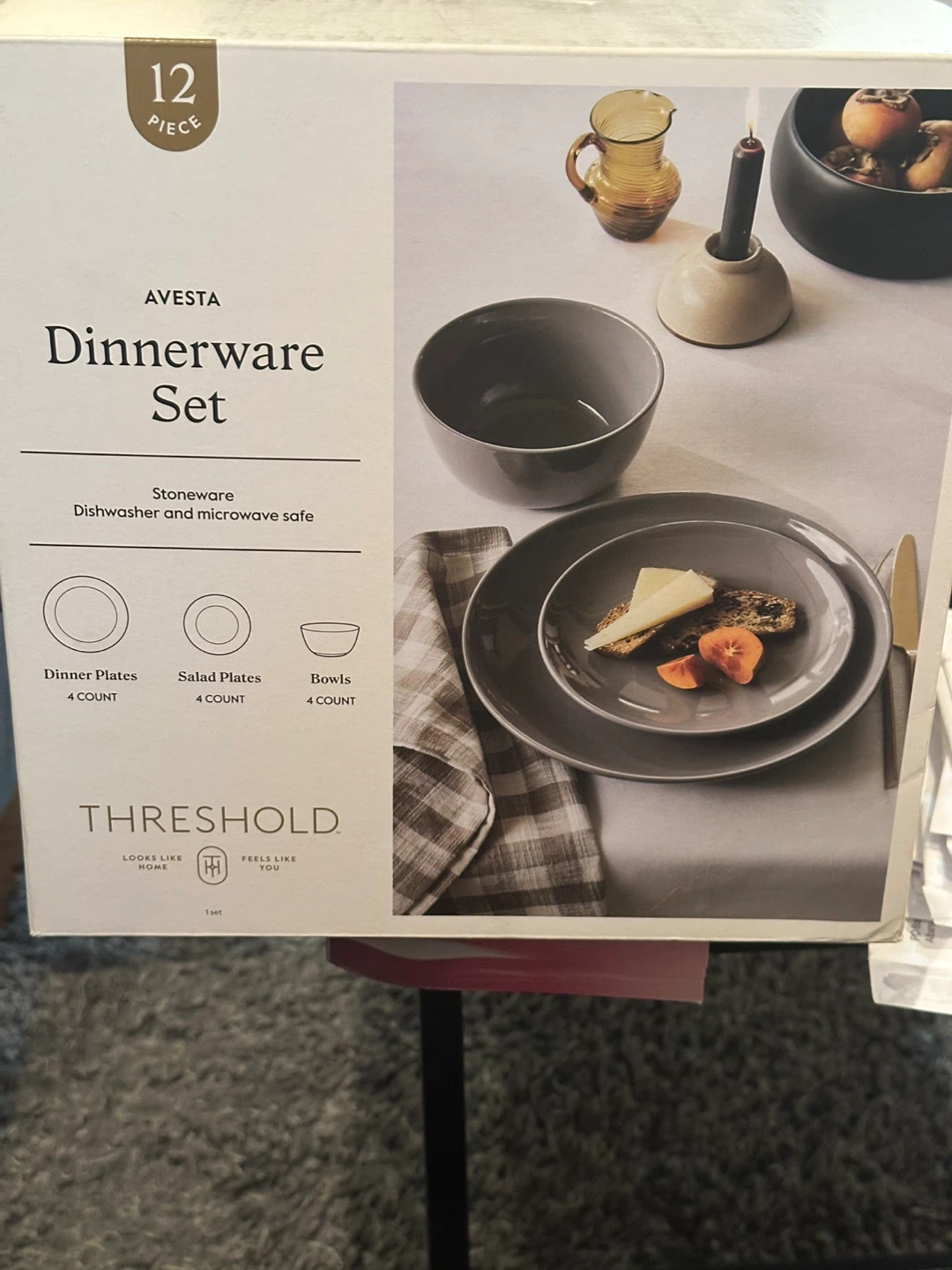 Threshold Avesta 12-Piece Dinnerware Set