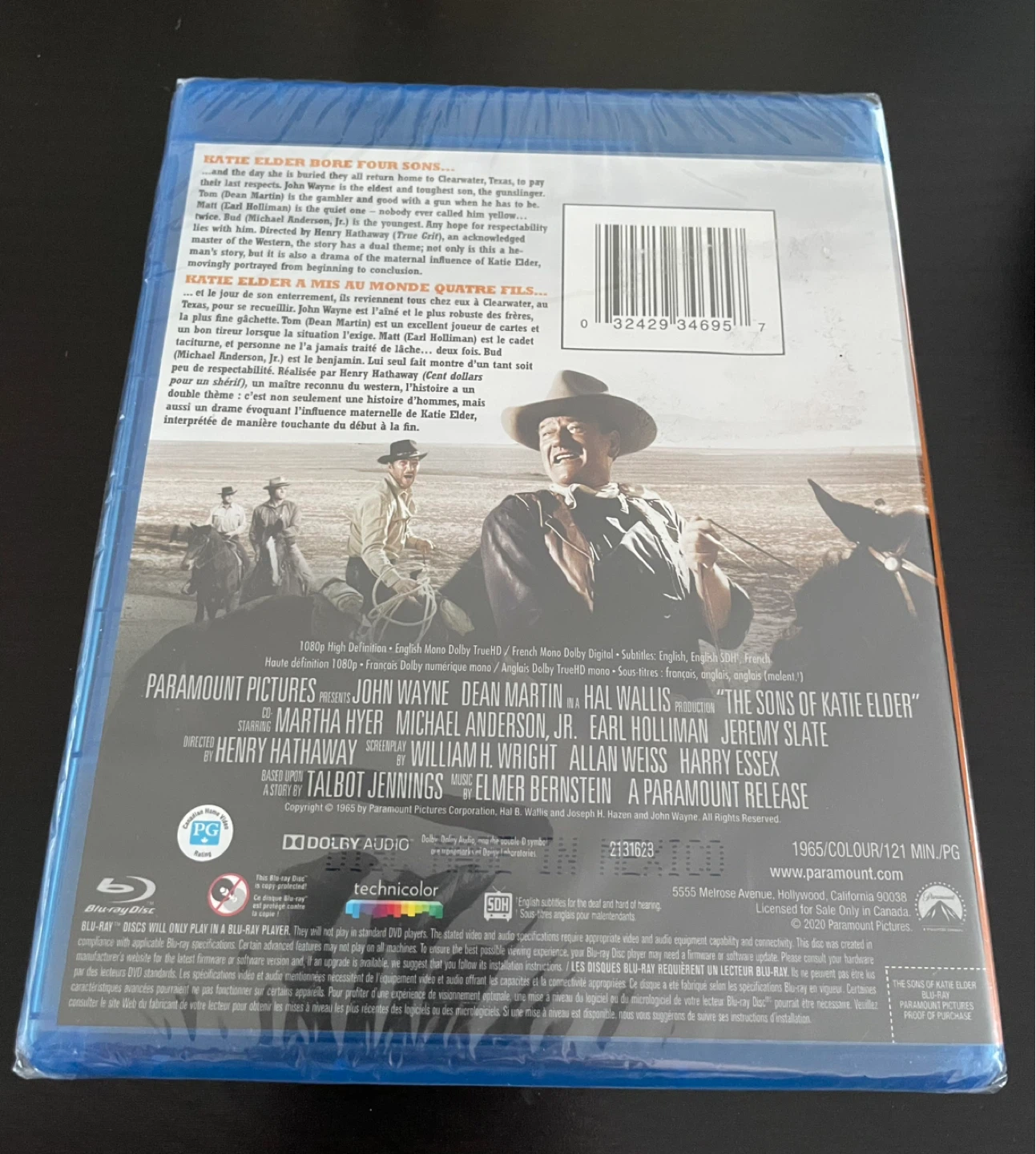 The Sons Of Katie Elder Blu Ray *New - photo 2
