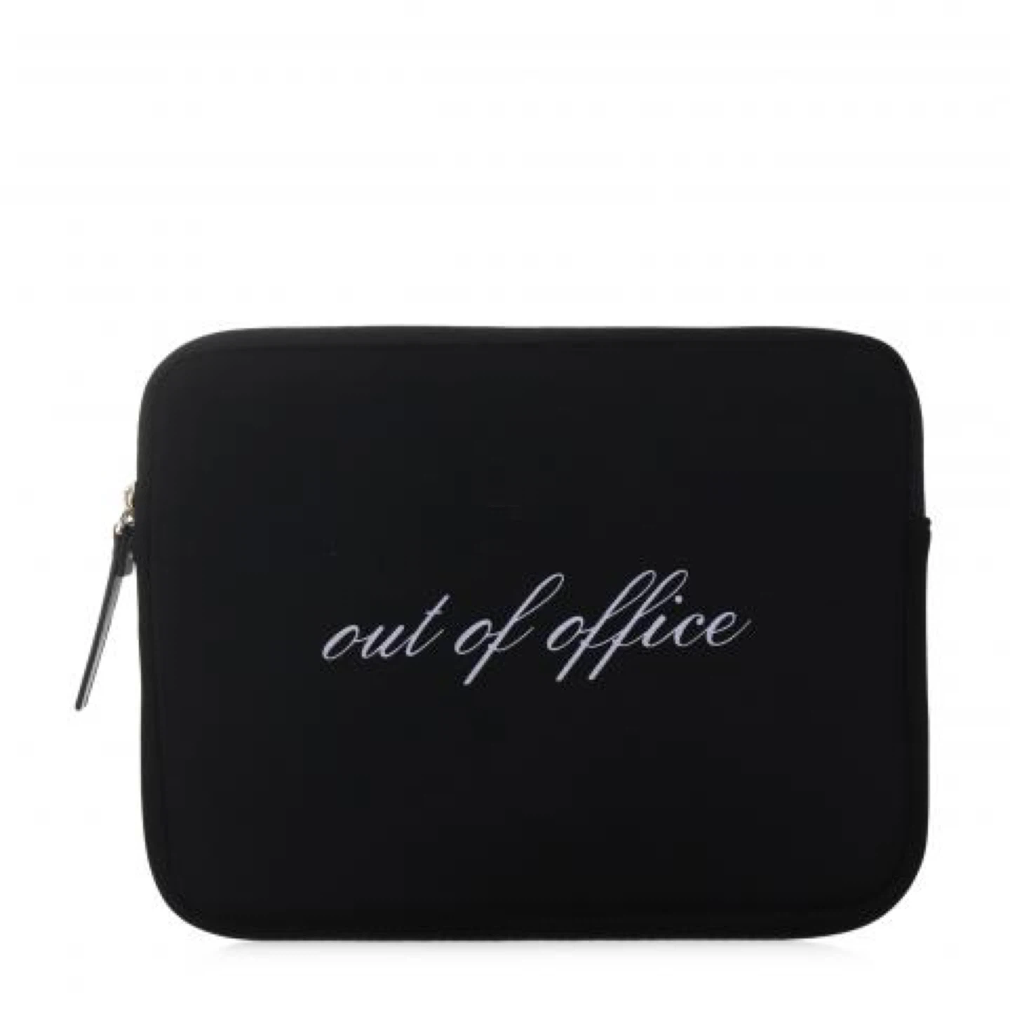 KATE SPADE NEW YORK Out Of Office Black Neoprene iPad Sleeve