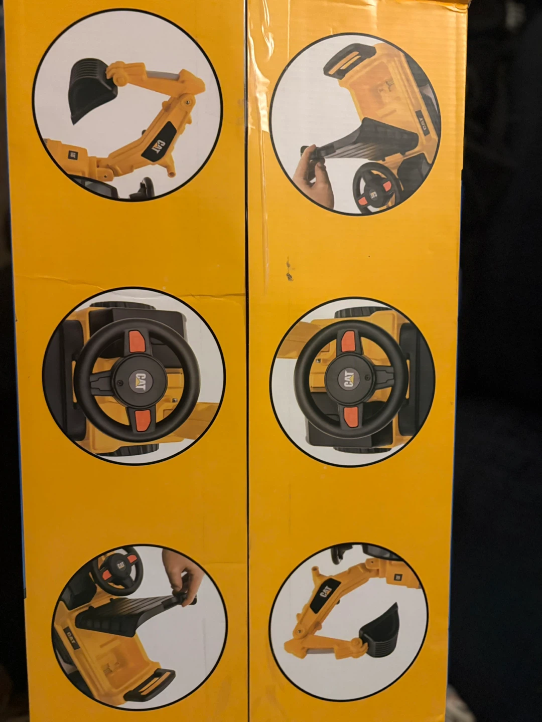 CAT Excavator Foot-to-Floor Ride On Toy - photo 3