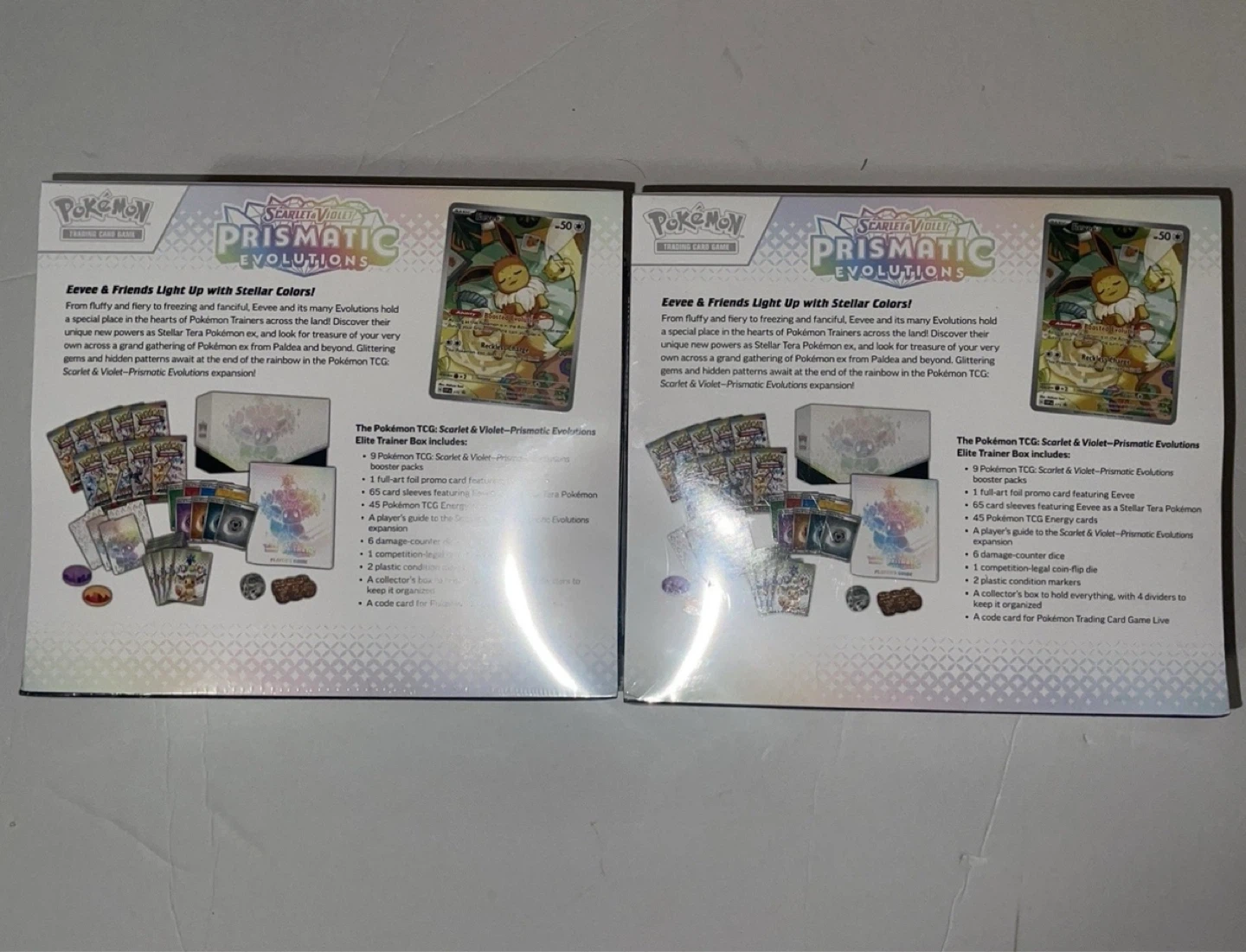 Pokemon Prismatic Evolutions Elite Trainer Box ETB New - photo 2