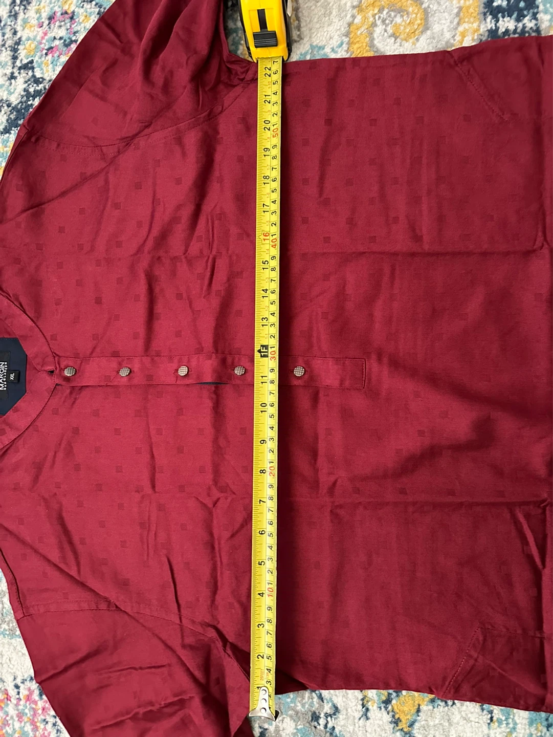 Maroon mens Kurta - photo 3