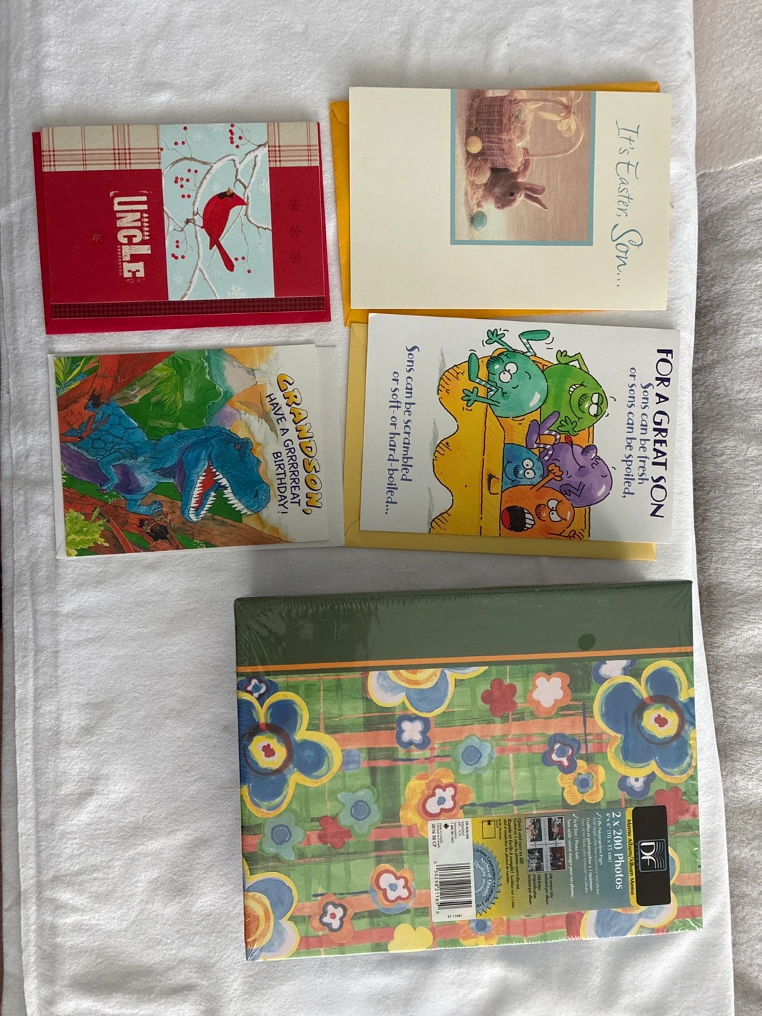 Assorted Greeting Cards & Photo Album