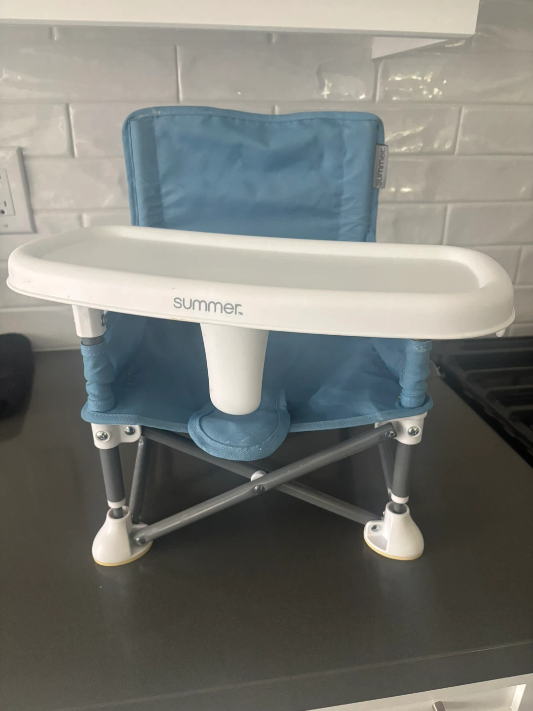 Summer Infant Blue Portable High Chair
