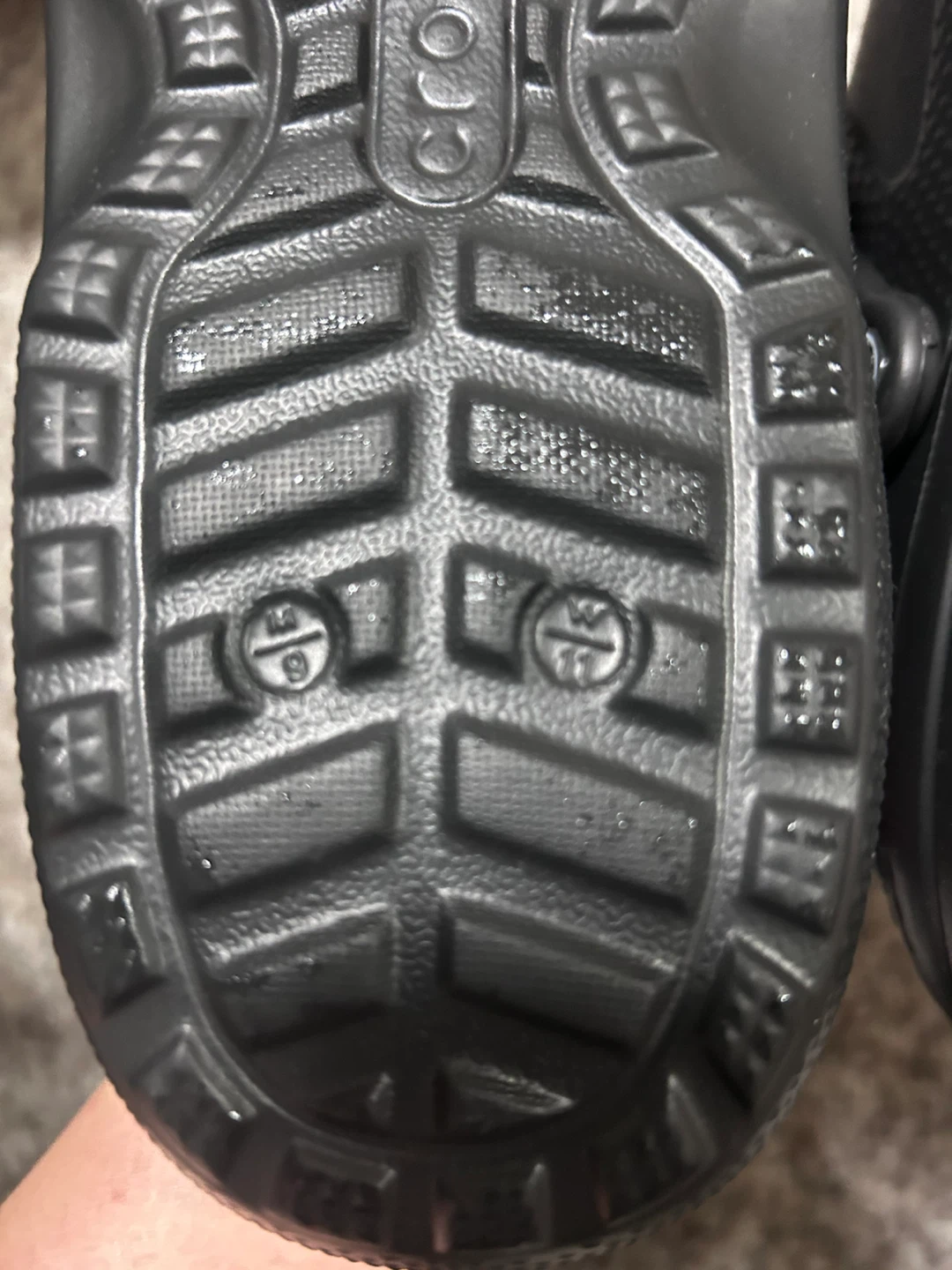 Crocs Classic Lined Clogs Black Size W11/M9 - photo 3