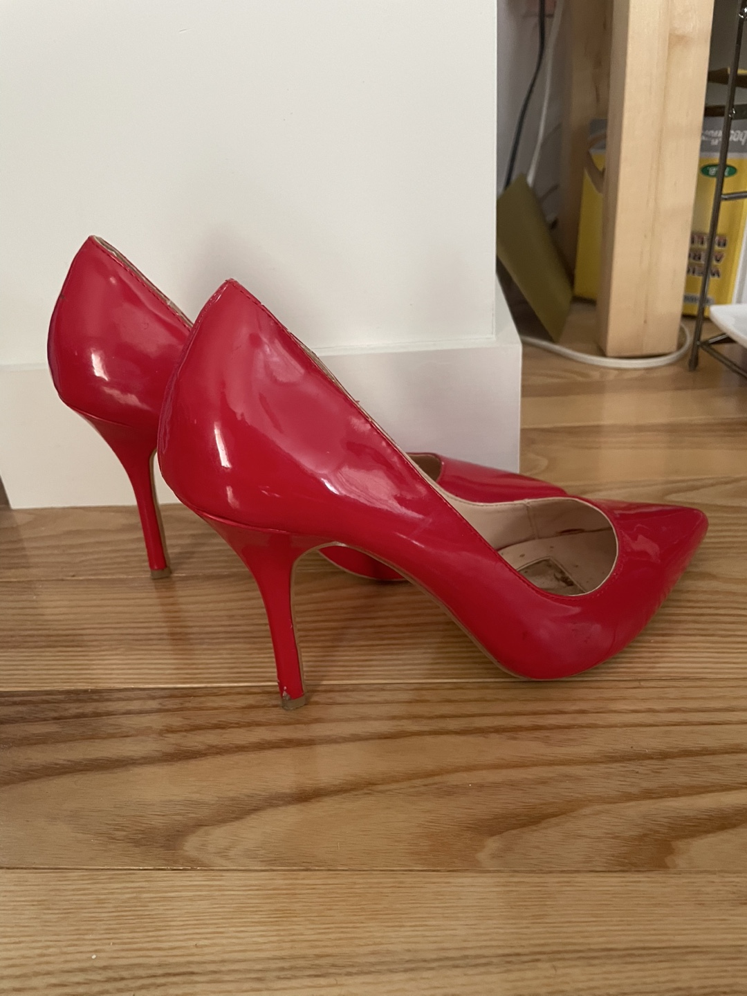 Red Patent High Heel Red Pumps