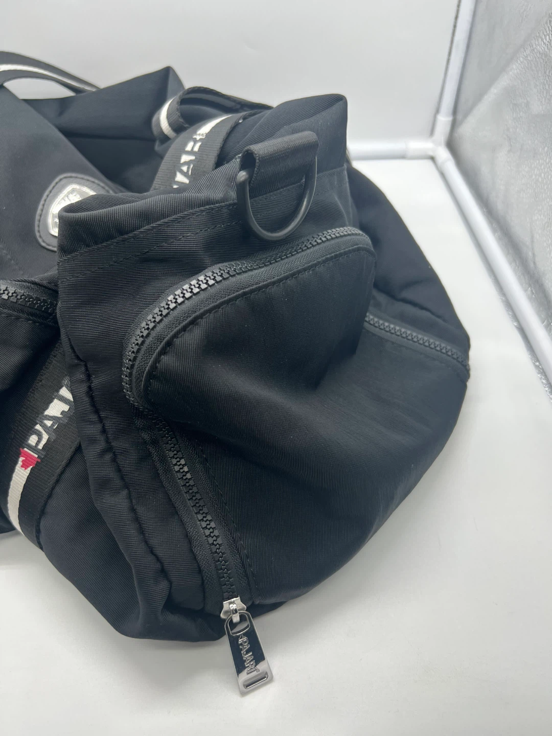 PAJAR Black Nylon Gym Duffel Overnight Weekender Unisex Carryon - photo 4