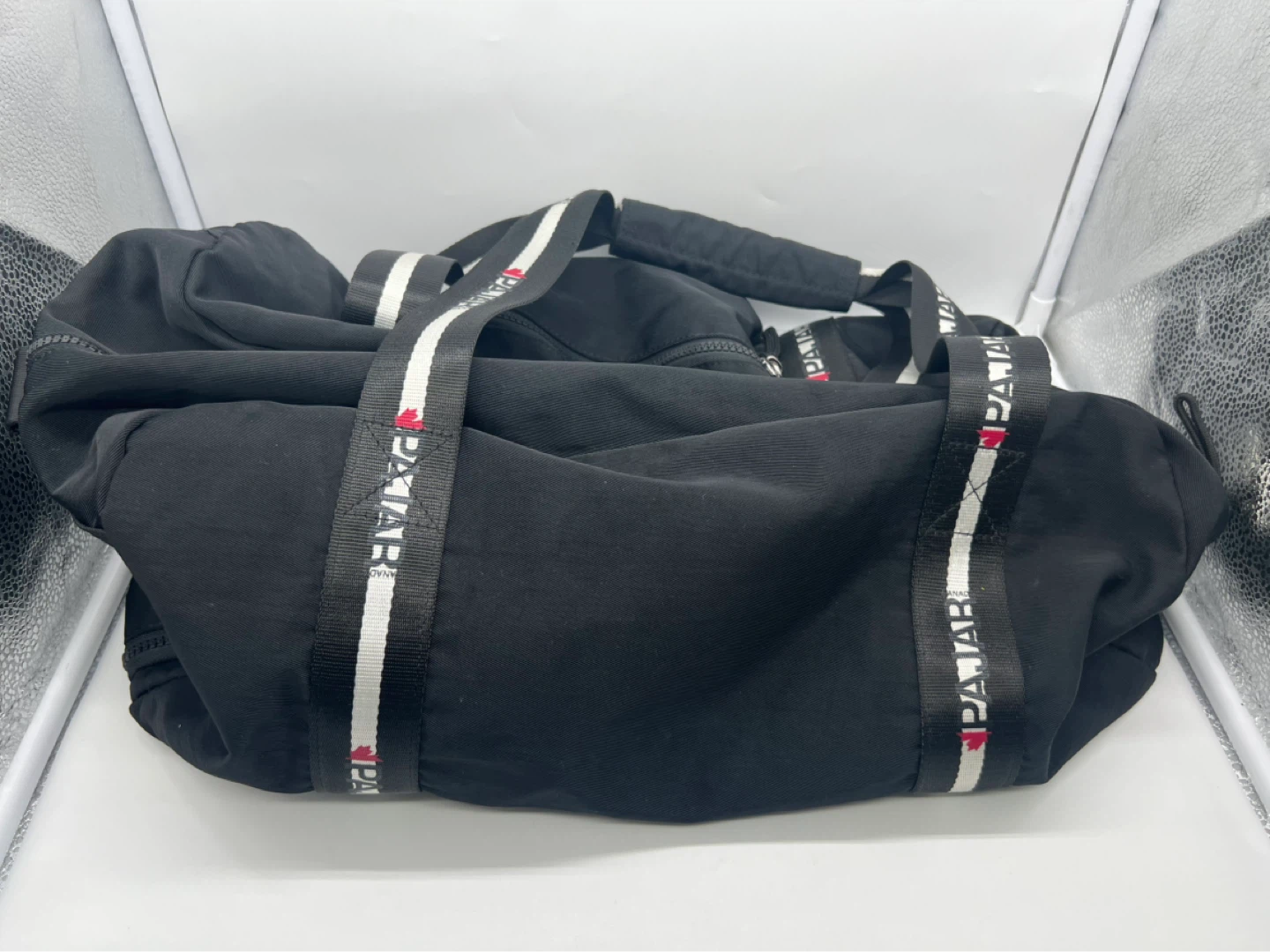 PAJAR Black Nylon Gym Duffel Overnight Weekender Unisex Carryon - photo 5