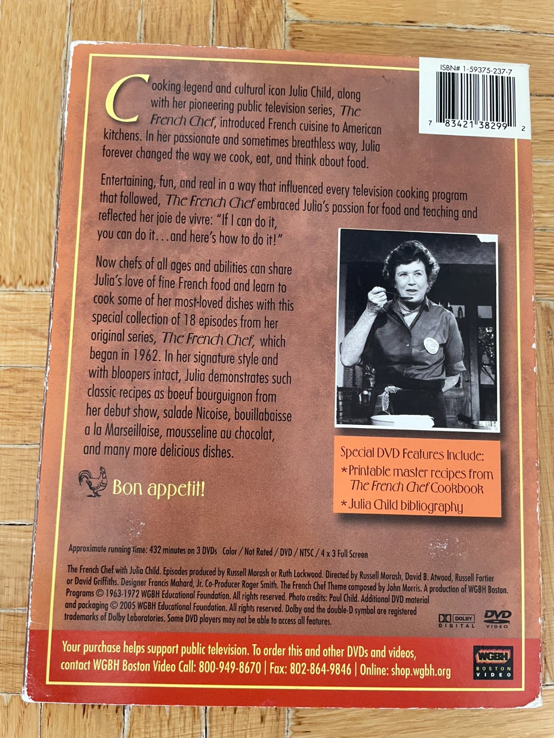 The French Chef With Julia Child DVD Box Set - photo 3