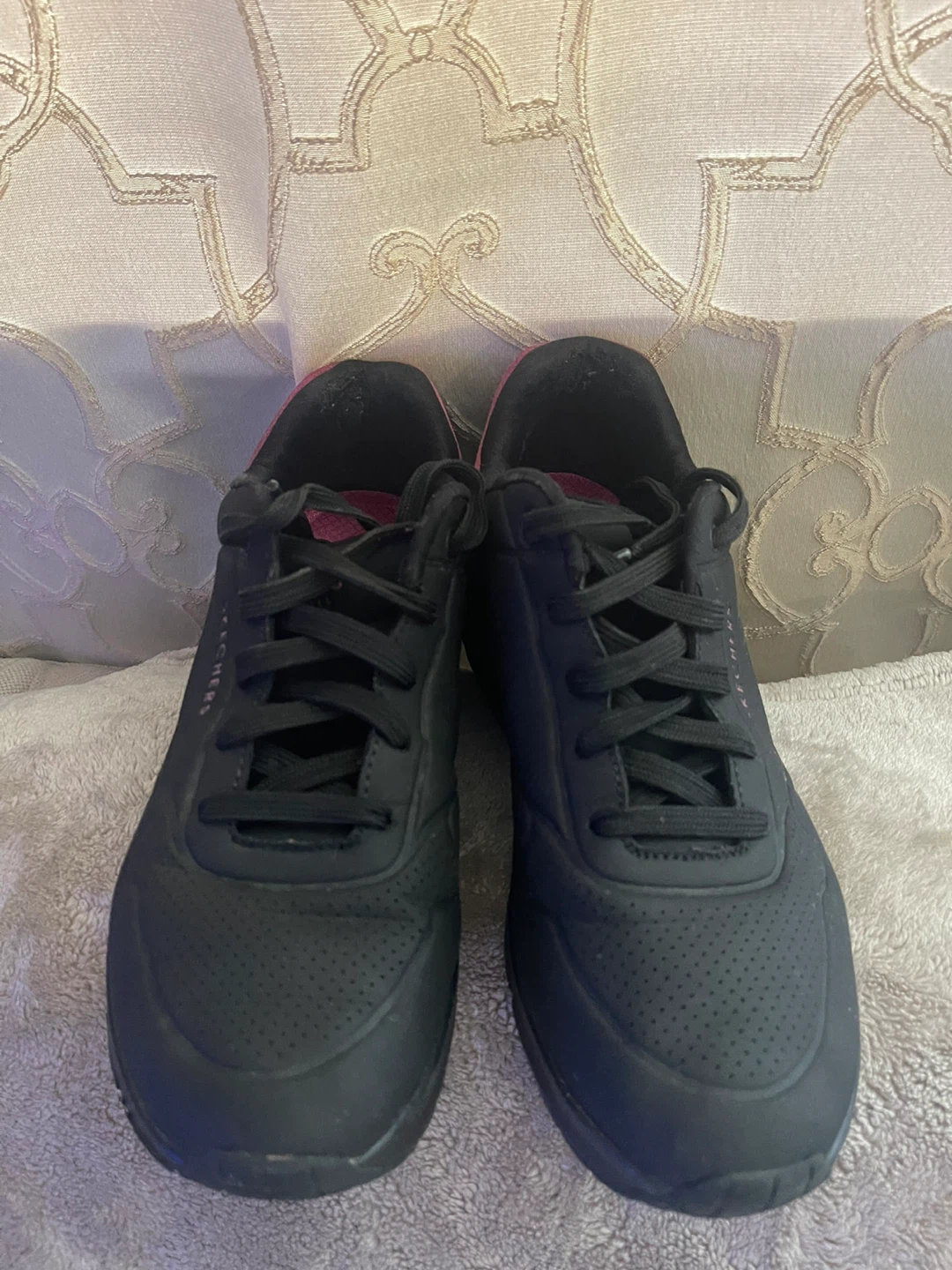 Skechers Women's Black & Pink Sneakers - photo 2