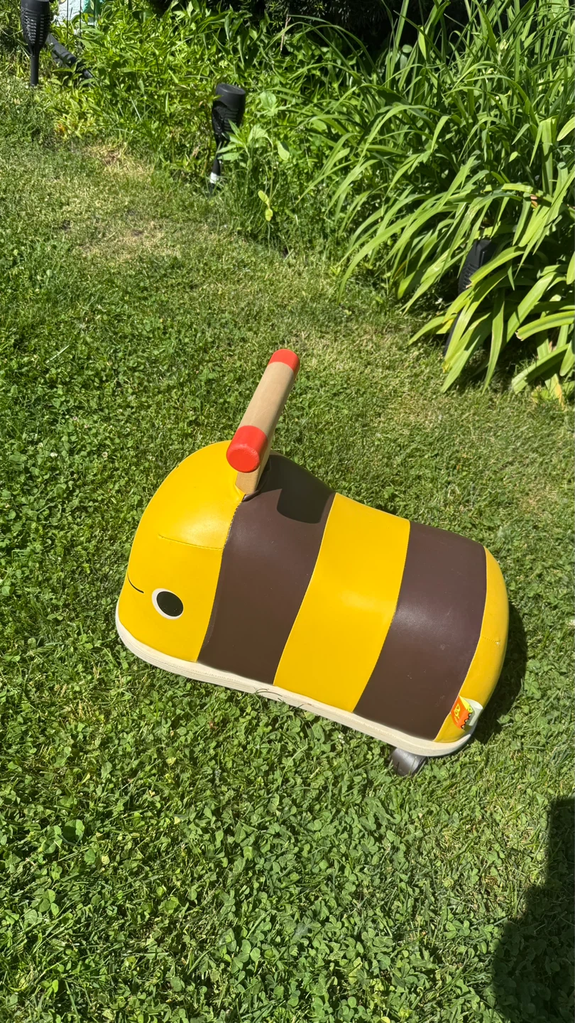 B. toys Wooden Bee Ride-On - Boom Buggy: Toddler Push Toy, - photo 2