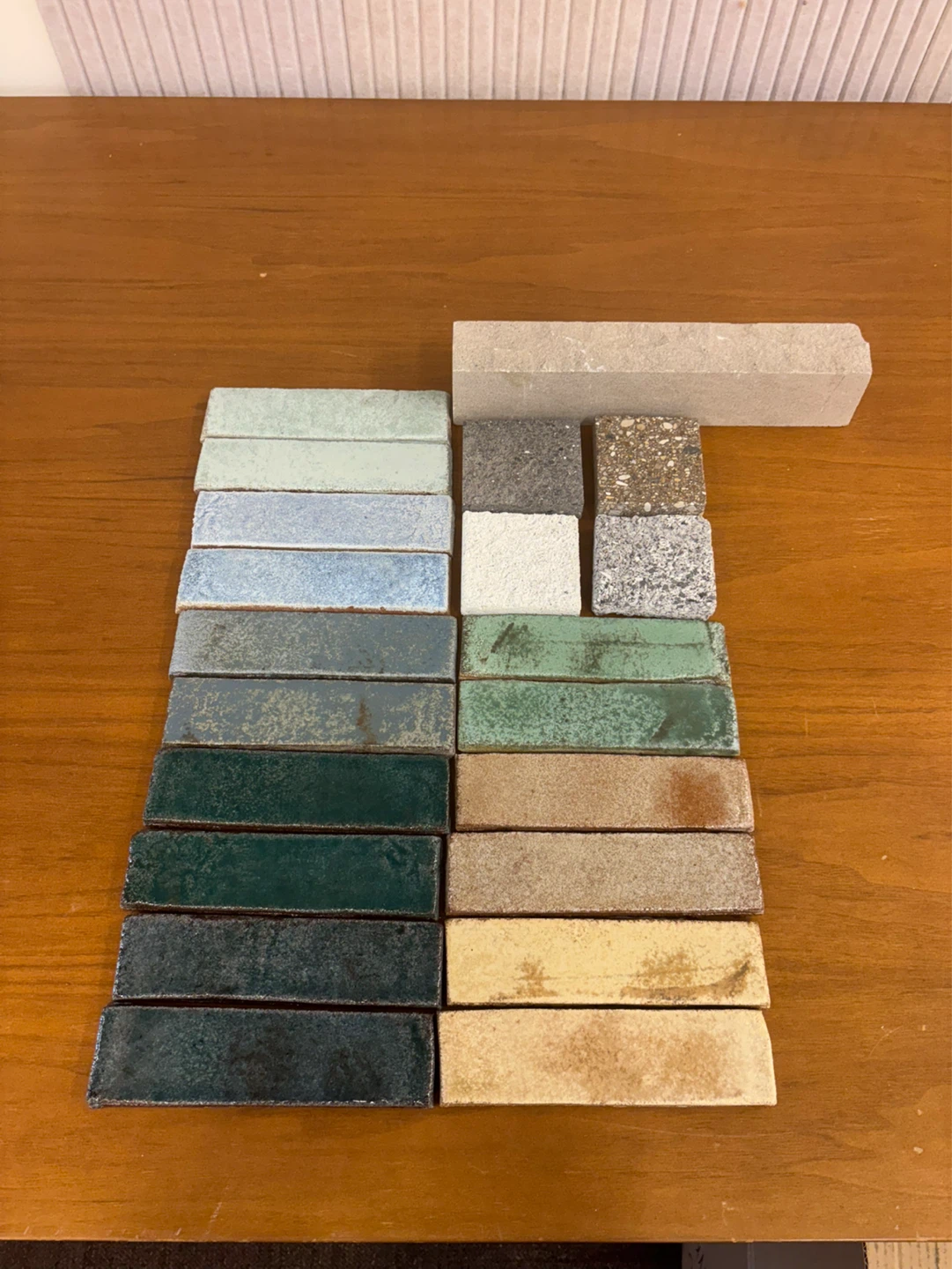 Tile Samples - Various Colors and Textures