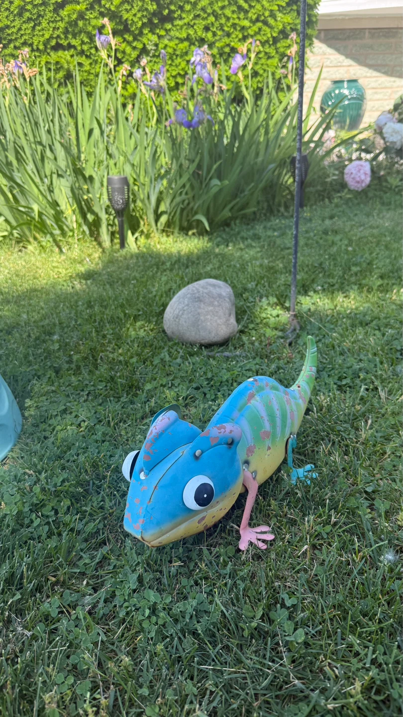 Metal Gecko Garden Decor - photo 3