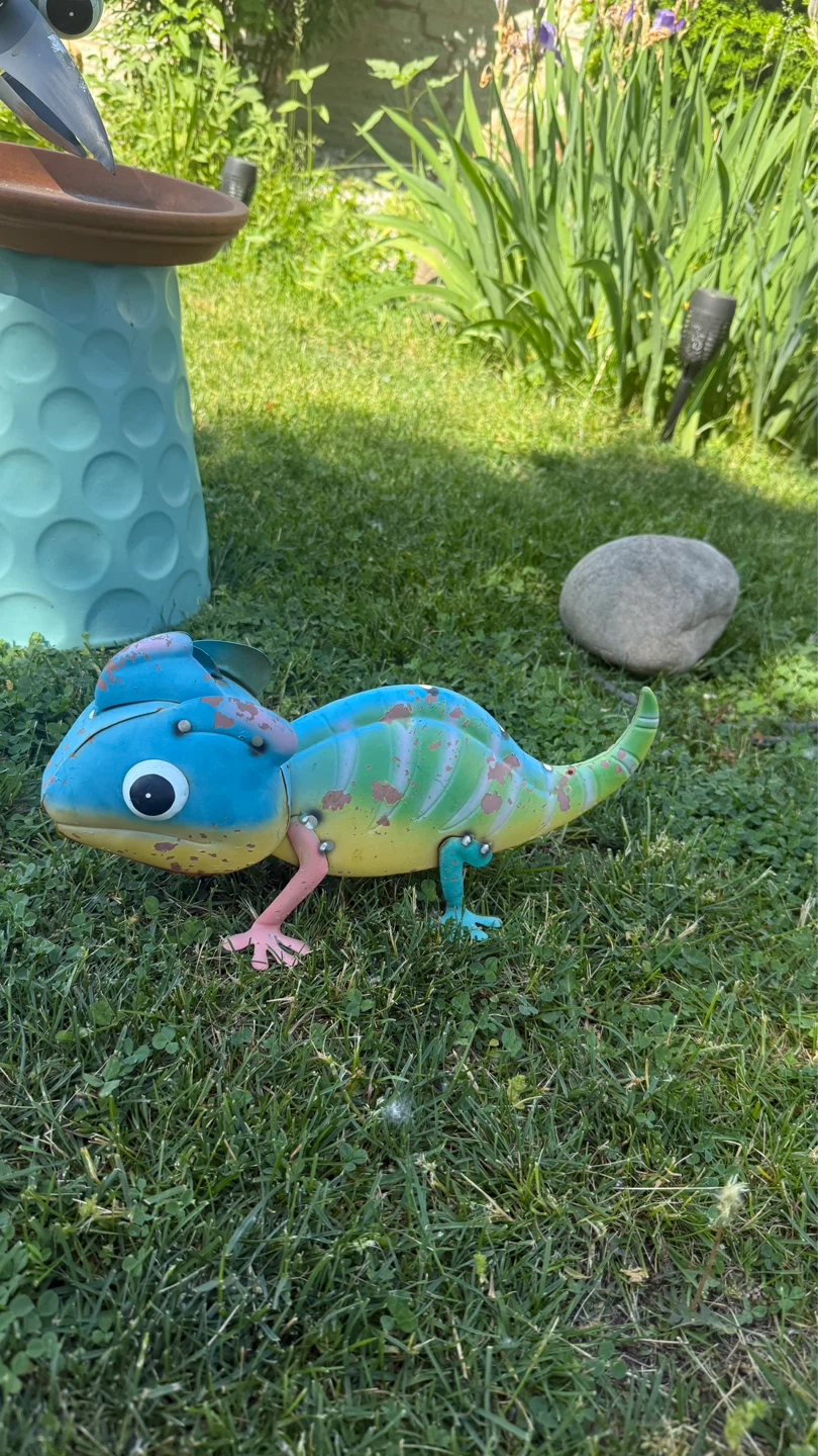 Metal Gecko Garden Decor - photo 5