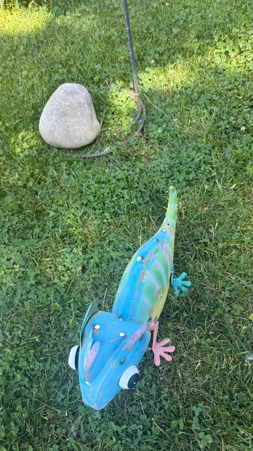 Metal Gecko Garden Decor - photo 2