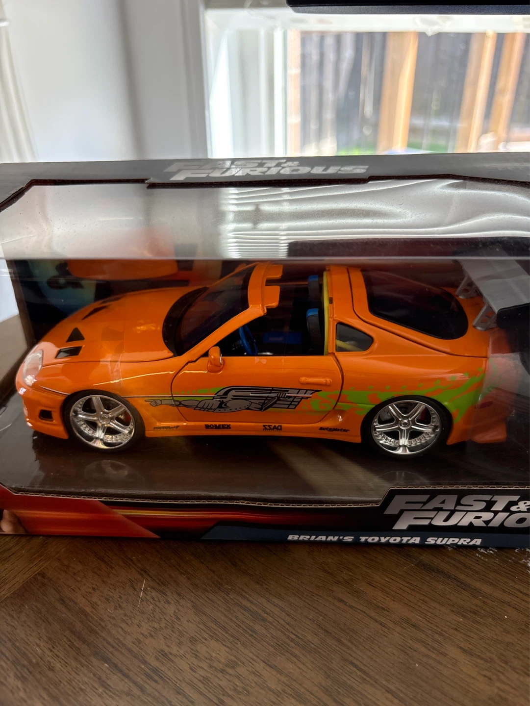 Jada Fast & Furious Brian's Toyota Supra Orange - photo 2