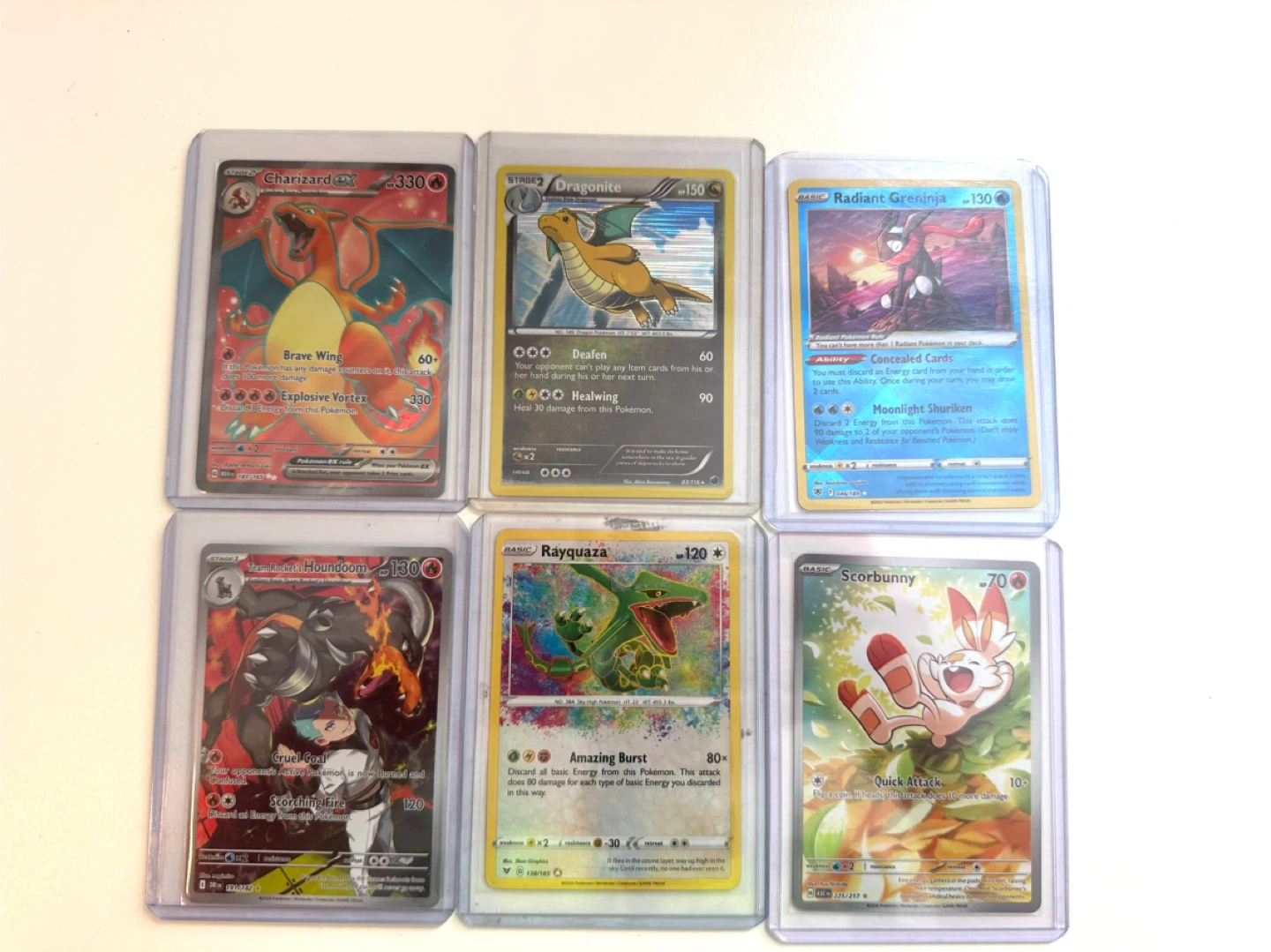 Charizard, Dragonite, Full Arts, IR, etc
