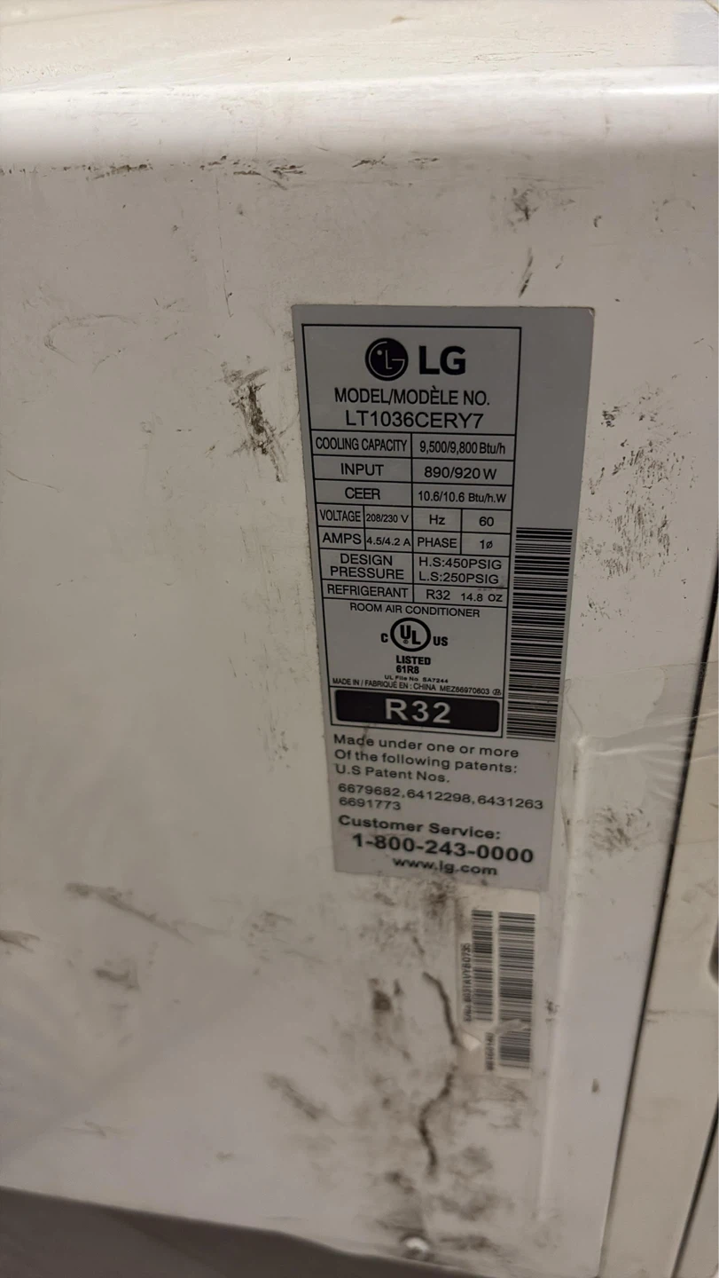 LG LT1036CERY7 Window Air Conditioner - photo 2